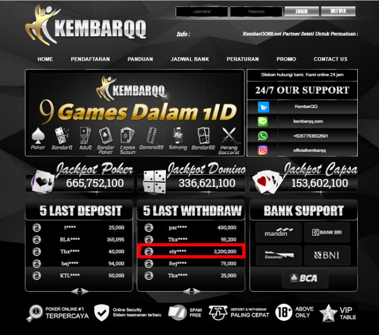 JACKPOT BERMAIN DOMINO99