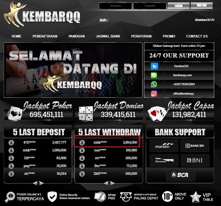 JACKPOT DOMINO99 DI KEMBARQQ