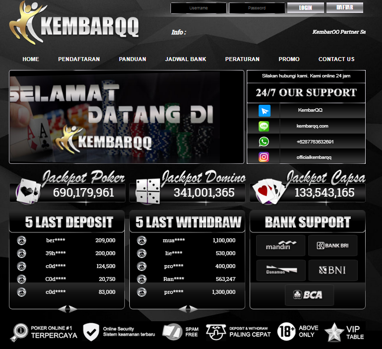 JACKPOT DOMINO99 DI KEMBARQQ